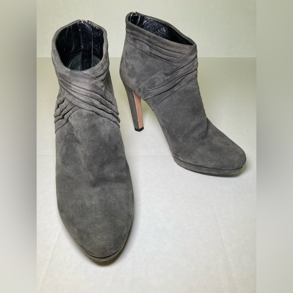 Prada Shoes - Prada EUC Size 37.5 Suede Ankle Booties